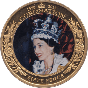2013 50 PENCE JERSEY F171 - CROWN - Cambridgeshire Coins
