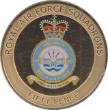 2013 50 PENCE ROYAL AIR FORCE SQUADRONS - WORLD COINS - Cambridgeshire Coins
