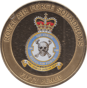 2013 50 PENCE ROYAL AIR FORCE SQUADRONS - WORLD COINS - Cambridgeshire Coins