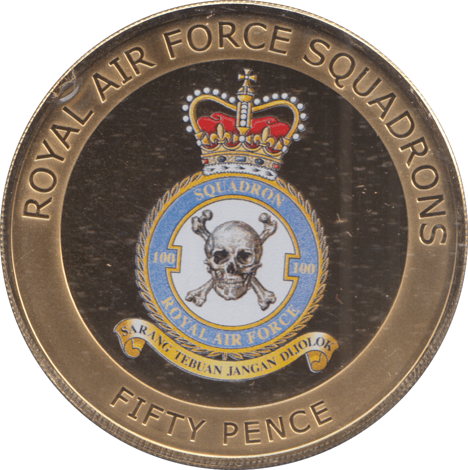 2013 50 PENCE ROYAL AIR FORCE SQUADRONS - WORLD COINS - Cambridgeshire Coins