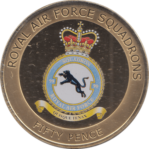 2013 50 PENCE ROYAL AIR FORCE SQUADRONS - WORLD COINS - Cambridgeshire Coins