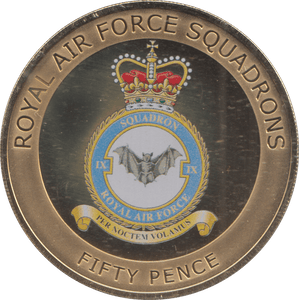 2013 50 PENCE ROYAL AIR FORCE SQUADRONS - WORLD COINS - Cambridgeshire Coins