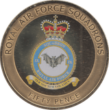 2013 50 PENCE ROYAL AIR FORCE SQUADRONS - WORLD COINS - Cambridgeshire Coins