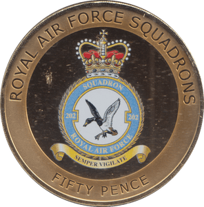 2013 50 PENCE ROYAL AIR FORCE SQUADRONS - WORLD COINS - Cambridgeshire Coins