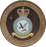 2013 50 PENCE ROYAL AIR FORCE SQUADRONS - WORLD COINS - Cambridgeshire Coins