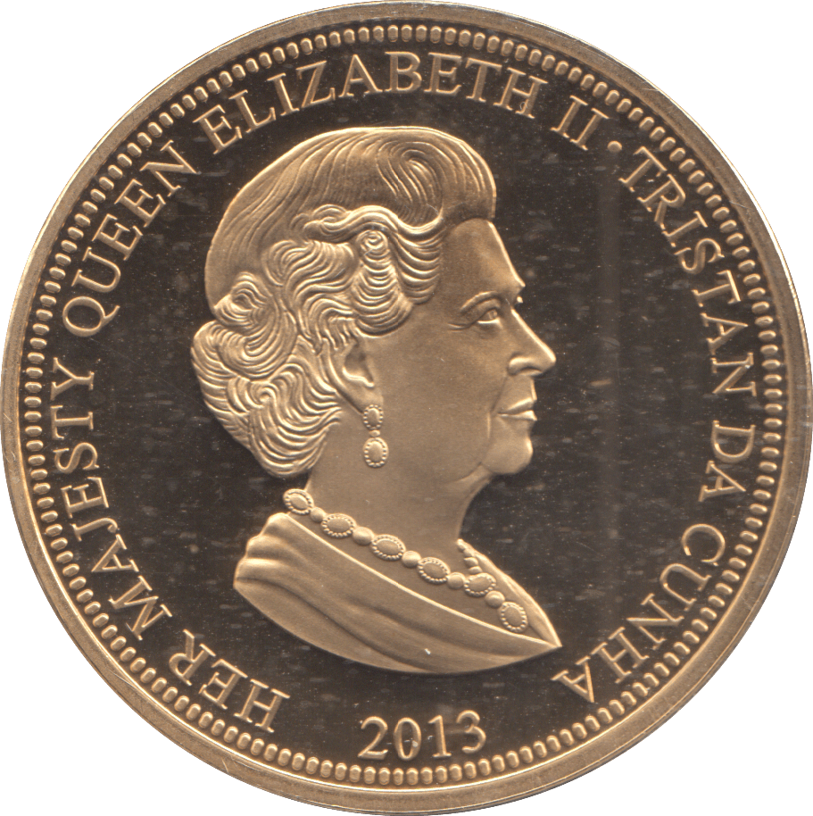 2013 50P CORONATION TRISTAN DA CUNHA - WORLD COINS - Cambridgeshire Coins