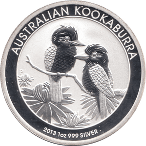 2013 999 FINE SILVER 1oz KOOKABURRA AUSTRALIA - SILVER WORLD COINS - Cambridgeshire Coins