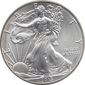 2013 AMERICAN EAGLE SILVER DOLLAR 1 OZ FINE SILVER - WORLD COINS - Cambridgeshire Coins