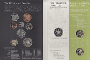 2013 BRILLIANT UNCIRCULATED ANNUAL COIN YEAR SET - Brilliant Uncirculated Year Sets - Cambridgeshire Coins