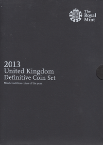 2013 BRILLIANT UNCIRCULATED DEFINITIVE COIN YEAR SET - Brilliant Uncirculated Year Sets - Cambridgeshire Coins
