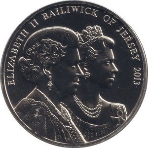2013 BU FIVE POUNDS ELIZABETH CORONATION - WORLD COINS - Cambridgeshire Coins