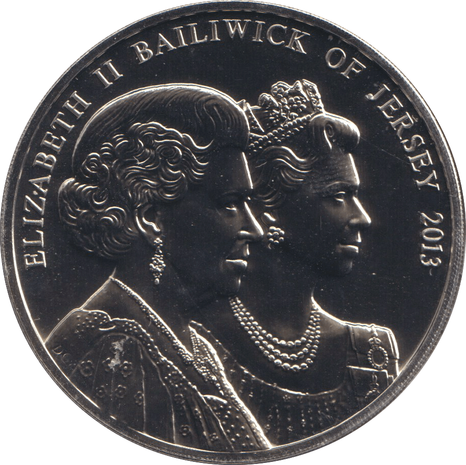 2013 BU FIVE POUNDS ELIZABETH CORONATION - WORLD COINS - Cambridgeshire Coins