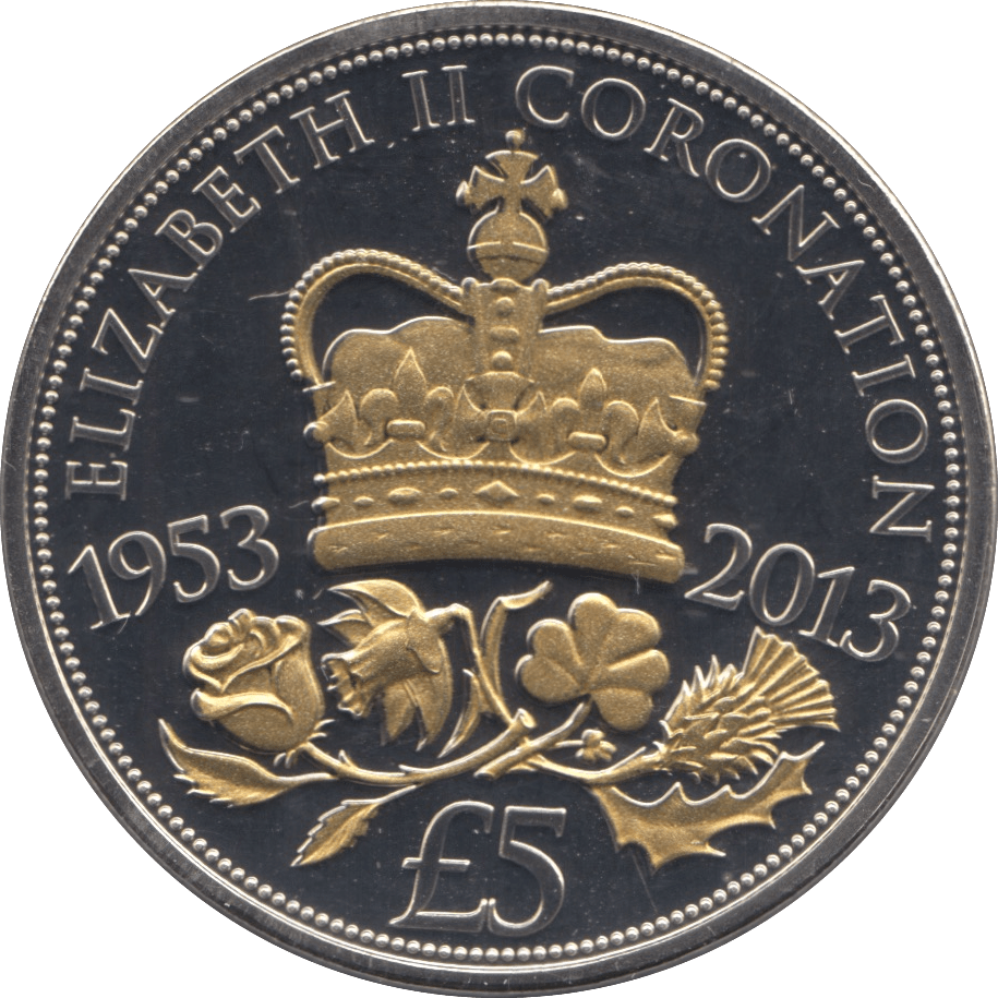 2013 BU JERSEY CORONATION COIN FIVE POUNDS - WORLD COINS - Cambridgeshire Coins
