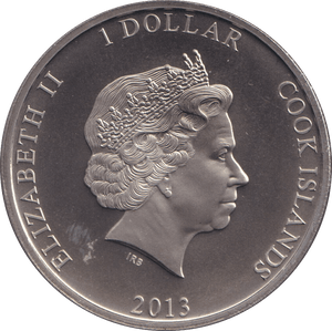 2013 BU ONE DOLLAR QUEEN ELIZABETH - WORLD COINS - Cambridgeshire Coins