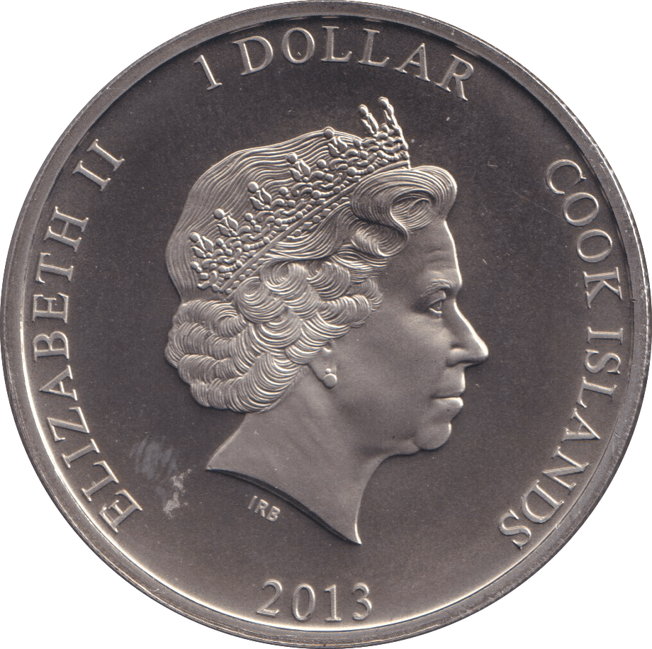 2013 BU ONE DOLLAR QUEEN ELIZABETH - WORLD COINS - Cambridgeshire Coins