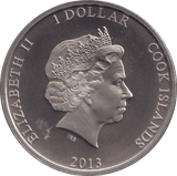 2013 BU ONE DOLLAR QUEEN ELIZABETH - WORLD COINS - Cambridgeshire Coins