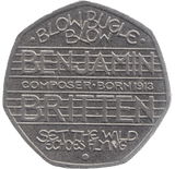 2013 CIRCULATED 50P BENJAMIN BRITTEN - 50P CIRCULATED - Cambridgeshire Coins