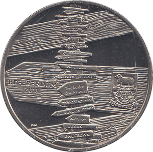 2013 CROWN REFERENDUM ( BU ) - CROWN - Cambridgeshire Coins