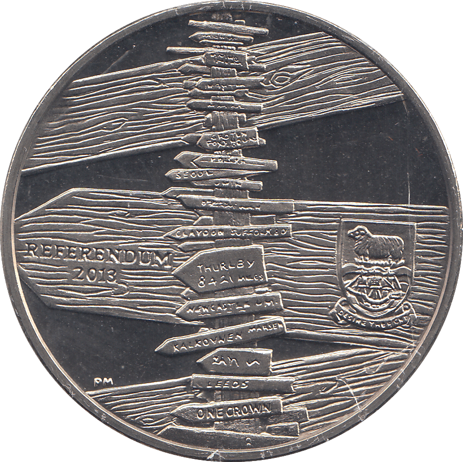 2013 CROWN REFERENDUM ( BU ) - CROWN - Cambridgeshire Coins