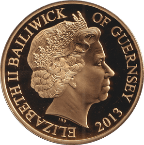 2013 FIFTY PENCE BAILIWICK OF GUERNSEY CORONATION - WORLD COINS - Cambridgeshire Coins