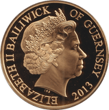 2013 FIFTY PENCE BAILIWICK OF GUERNSEY CORONATION - WORLD COINS - Cambridgeshire Coins