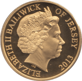 2013 FIFTY PENCE BAILIWICK OF JERSEY CORONATION - WORLD COINS - Cambridgeshire Coins