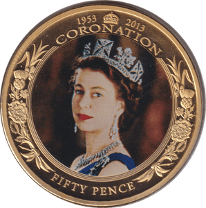 2013 FIFTY PENCE BAILIWICK OF JERSEY - 50p BU - Cambridgeshire Coins