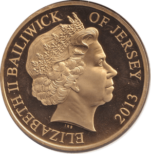 2013 FIFTY PENCE BAILIWICK OF JERSEY - 50p BU - Cambridgeshire Coins