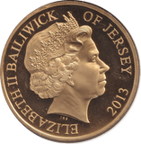 2013 FIFTY PENCE BAILIWICK OF JERSEY - 50p BU - Cambridgeshire Coins