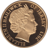 2013 FIFTY PENCE CORONATION 50TH ANNIVERSARY (CORONATION) JERSEY - WORLD COINS - Cambridgeshire Coins