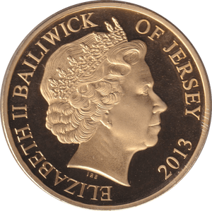 2013 FIFTY PENCE CORONATION 50TH ANNIVERSARY (PARTY) JERSEY - WORLD COINS - Cambridgeshire Coins