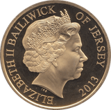 2013 FIFTY PENCE JERSEY F150 - WORLD COINS - Cambridgeshire Coins