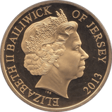 2013 FIFTY PENCE JERSEY F152 - WORLD COINS - Cambridgeshire Coins