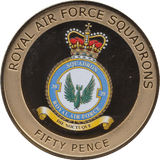 2013 FIFTY PENCE ROYAL AIR FORCE DIE NOCTUQUE - WORLD COINS - Cambridgeshire Coins