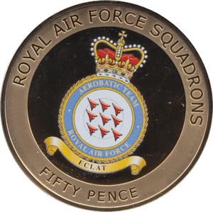 2013 FIFTY PENCE ROYAL AIR FORCE SQUADRONS ECLAT - WORLD COINS - Cambridgeshire Coins