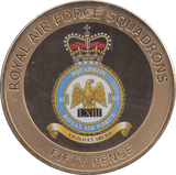 2013 FIFTY PENCE ROYAL AIR FORCE SQUADRONS VIGILO ET ARCEO - WORLD COINS - Cambridgeshire Coins