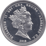 2013 FIVE POUNDS ALDERNEY - £5 BU - Cambridgeshire Coins