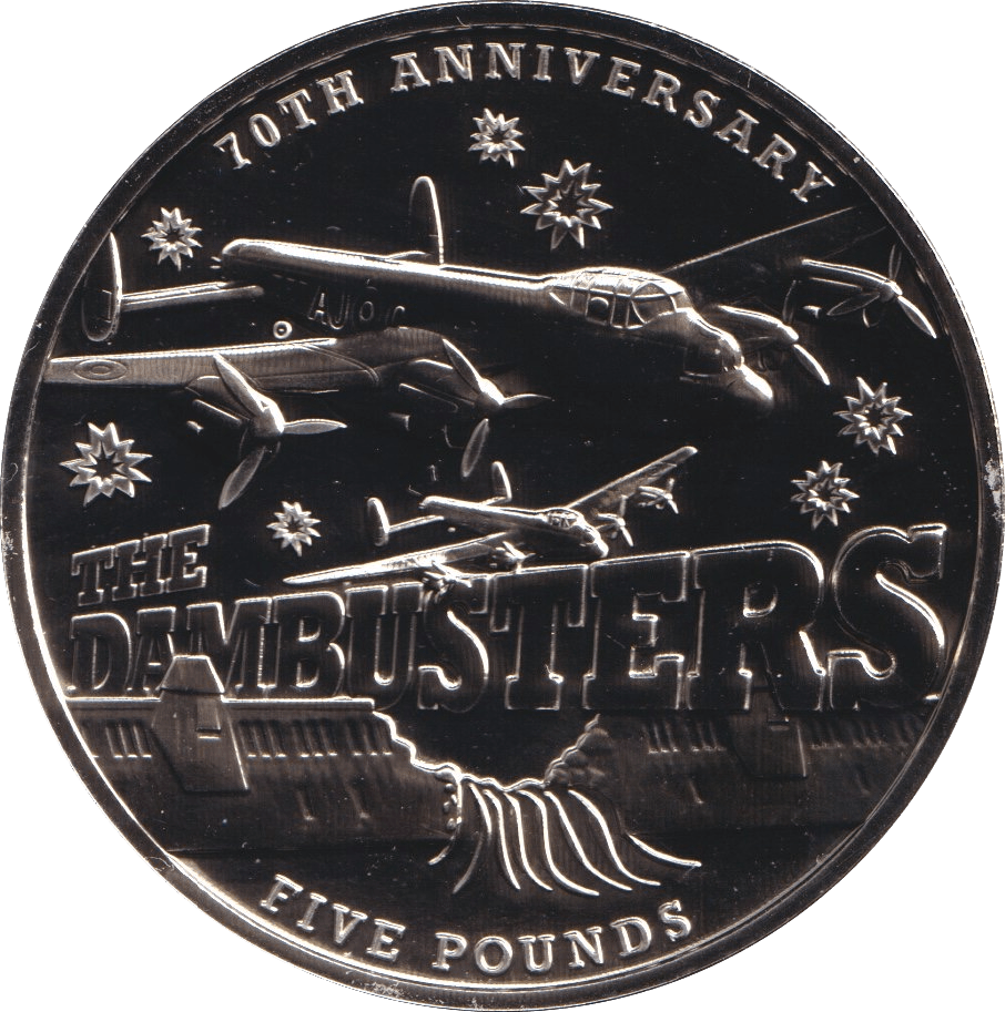 2013 FIVE POUNDS BATTLE OF BRITAIN F79 - Crown - Cambridgeshire Coins
