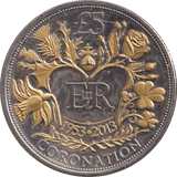 2013 FIVE POUNDS CORONATION - WORLD COINS - Cambridgeshire Coins