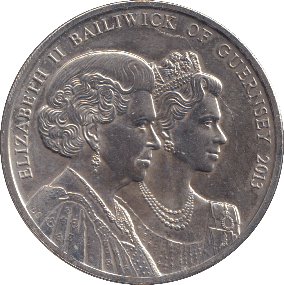 2013 FIVE POUNDS CORONATION - WORLD COINS - Cambridgeshire Coins