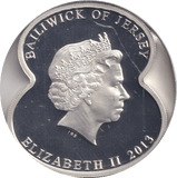 2013 FIVE POUNDS SILVER PROOF POPPY - SILVER WORLD COINS - Cambridgeshire Coins
