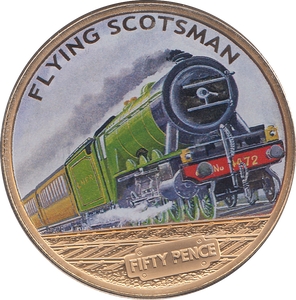 2013 FLYING SCOTSMAN 50P BAILIWICK OF GUERNSEY - WORLD COINS - Cambridgeshire Coins