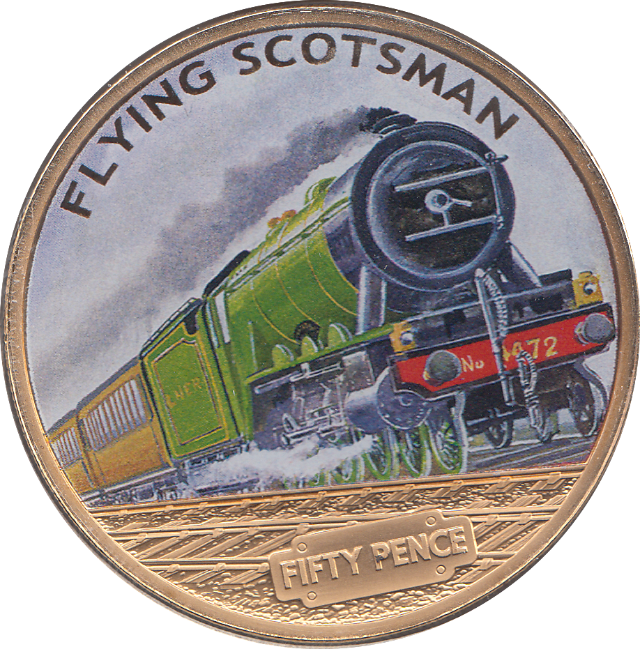 2013 FLYING SCOTSMAN 50P BAILIWICK OF GUERNSEY - WORLD COINS - Cambridgeshire Coins