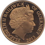 2013 FLYING SCOTSMAN 50P BAILIWICK OF GUERNSEY - WORLD COINS - Cambridgeshire Coins
