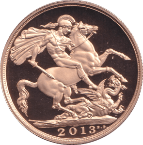 2013 GOLD DOUBLE SOVEREIGN ( PROOF ) - DOUBLE SOVEREIGN - Cambridgeshire Coins