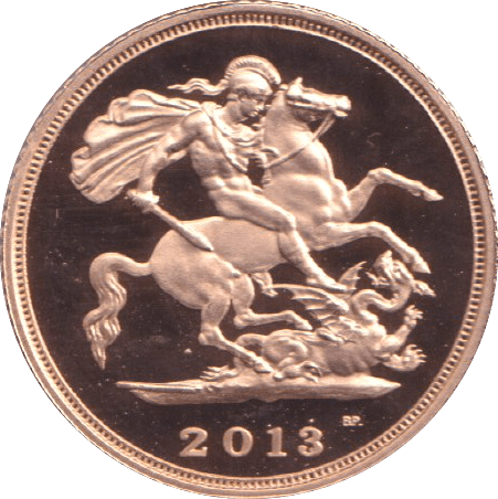2013 GOLD HALF SOVEREIGN ( PROOF ) - HALF SOVEREIGN - Cambridgeshire Coins