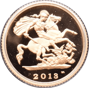 2013 GOLD PROOF HALF SOVEREIGN BOXED - GOLD PROOF HALF SOVEREIGNS - Cambridgeshire Coins