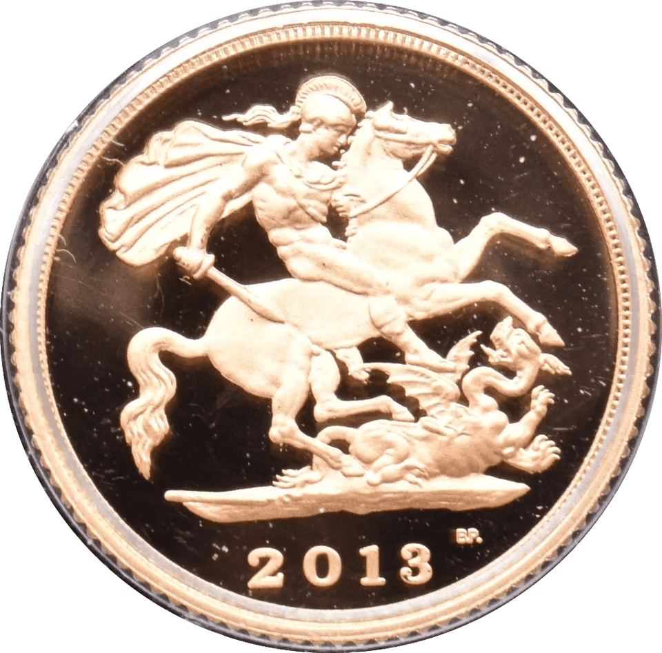 2013 GOLD PROOF HALF SOVEREIGN BOXED - GOLD PROOF HALF SOVEREIGNS - Cambridgeshire Coins