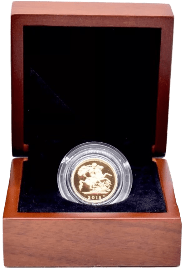 2013 GOLD PROOF HALF SOVEREIGN BOXED - GOLD PROOF HALF SOVEREIGNS - Cambridgeshire Coins