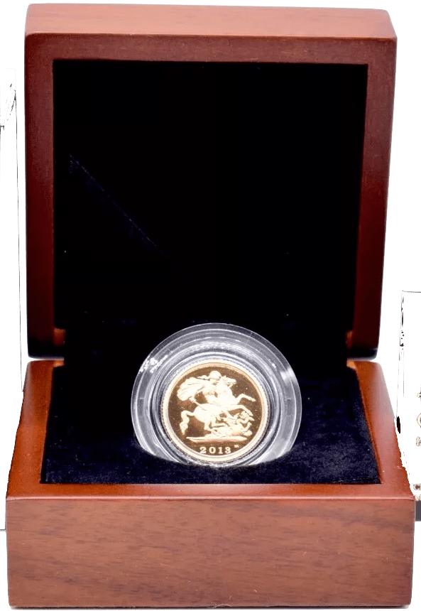 2013 GOLD PROOF HALF SOVEREIGN BOXED - GOLD PROOF HALF SOVEREIGNS - Cambridgeshire Coins